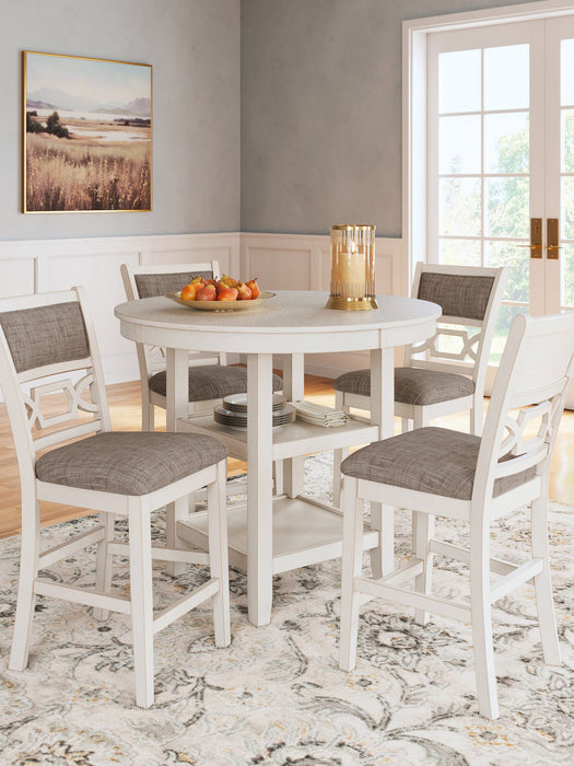 Erinberg Counter Height Dining Table and 4 Barstools (Set of 5) - Premium Counter Height Table from Ashley Furniture - Just $538.97! Shop now at Furniture Wholesale Plus  We are the best furniture store in Nashville, Hendersonville, Goodlettsville, Madison, Antioch, Mount Juliet, Lebanon, Gallatin, Springfield, Murfreesboro, Franklin, Brentwood