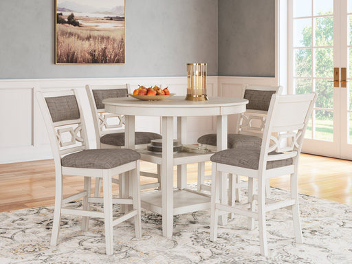 Erinberg Counter Height Dining Table and 4 Barstools (Set of 5) - Premium Counter Height Table from Ashley Furniture - Just $538.97! Shop now at Furniture Wholesale Plus  We are the best furniture store in Nashville, Hendersonville, Goodlettsville, Madison, Antioch, Mount Juliet, Lebanon, Gallatin, Springfield, Murfreesboro, Franklin, Brentwood