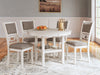 Erinberg Dining Table and 4 Chairs (Set of 5) - Premium Dining Table from Ashley Furniture - Just $518.86! Shop now at Furniture Wholesale Plus  We are the best furniture store in Nashville, Hendersonville, Goodlettsville, Madison, Antioch, Mount Juliet, Lebanon, Gallatin, Springfield, Murfreesboro, Franklin, Brentwood