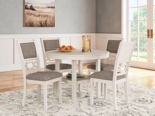 Erinberg Dining Table and 4 Chairs (Set of 5) - Premium Dining Table from Ashley Furniture - Just $518.86! Shop now at Furniture Wholesale Plus  We are the best furniture store in Nashville, Hendersonville, Goodlettsville, Madison, Antioch, Mount Juliet, Lebanon, Gallatin, Springfield, Murfreesboro, Franklin, Brentwood