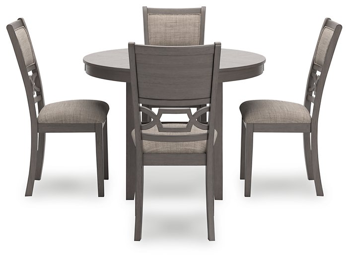 Wrenning Dining Table and 4 Chairs (Set of 5) - Premium Dining Table from Ashley Furniture - Just $502.78! Shop now at Furniture Wholesale Plus  We are the best furniture store in Nashville, Hendersonville, Goodlettsville, Madison, Antioch, Mount Juliet, Lebanon, Gallatin, Springfield, Murfreesboro, Franklin, Brentwood