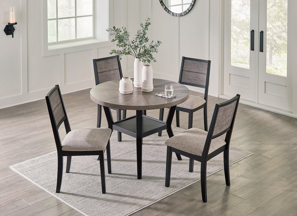 Corloda Dining Table and 4 Chairs (Set of 5) - Premium Dining Table from Ashley Furniture - Just $502.78! Shop now at Furniture Wholesale Plus  We are the best furniture store in Nashville, Hendersonville, Goodlettsville, Madison, Antioch, Mount Juliet, Lebanon, Gallatin, Springfield, Murfreesboro, Franklin, Brentwood