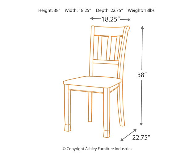 Owingsville Dining Chair Set - Premium Dining Room Set from Ashley Furniture - Just $160.89! Shop now at Furniture Wholesale Plus  We are the best furniture store in Nashville, Hendersonville, Goodlettsville, Madison, Antioch, Mount Juliet, Lebanon, Gallatin, Springfield, Murfreesboro, Franklin, Brentwood