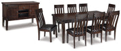 Haddigan Dining Set - Premium Dining Room Set from Ashley Furniture - Just $844.66! Shop now at Furniture Wholesale Plus  We are the best furniture store in Nashville, Hendersonville, Goodlettsville, Madison, Antioch, Mount Juliet, Lebanon, Gallatin, Springfield, Murfreesboro, Franklin, Brentwood