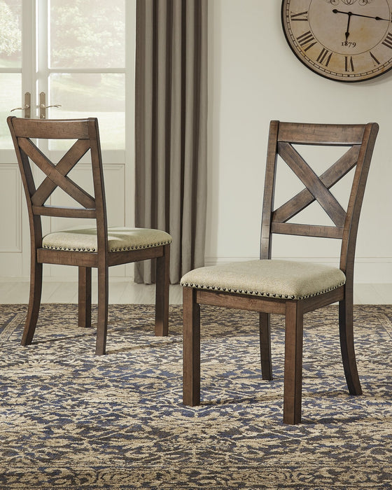 Moriville Dining Chair - Premium Dining Chair from Ashley Furniture - Just $100.56! Shop now at Furniture Wholesale Plus  We are the best furniture store in Nashville, Hendersonville, Goodlettsville, Madison, Antioch, Mount Juliet, Lebanon, Gallatin, Springfield, Murfreesboro, Franklin, Brentwood