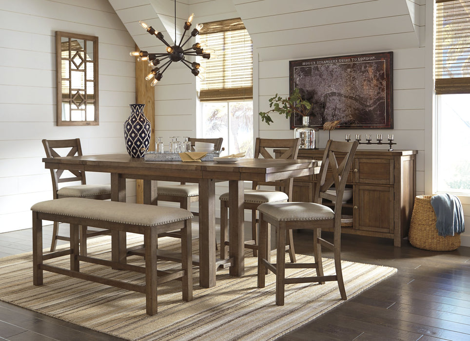 Moriville Counter Height Dining Extension Table - Premium Counter Height Table from Ashley Furniture - Just $703.89! Shop now at Furniture Wholesale Plus  We are the best furniture store in Nashville, Hendersonville, Goodlettsville, Madison, Antioch, Mount Juliet, Lebanon, Gallatin, Springfield, Murfreesboro, Franklin, Brentwood