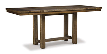 Moriville Counter Height Dining Extension Table - Premium Counter Height Table from Ashley Furniture - Just $703.89! Shop now at Furniture Wholesale Plus  We are the best furniture store in Nashville, Hendersonville, Goodlettsville, Madison, Antioch, Mount Juliet, Lebanon, Gallatin, Springfield, Murfreesboro, Franklin, Brentwood