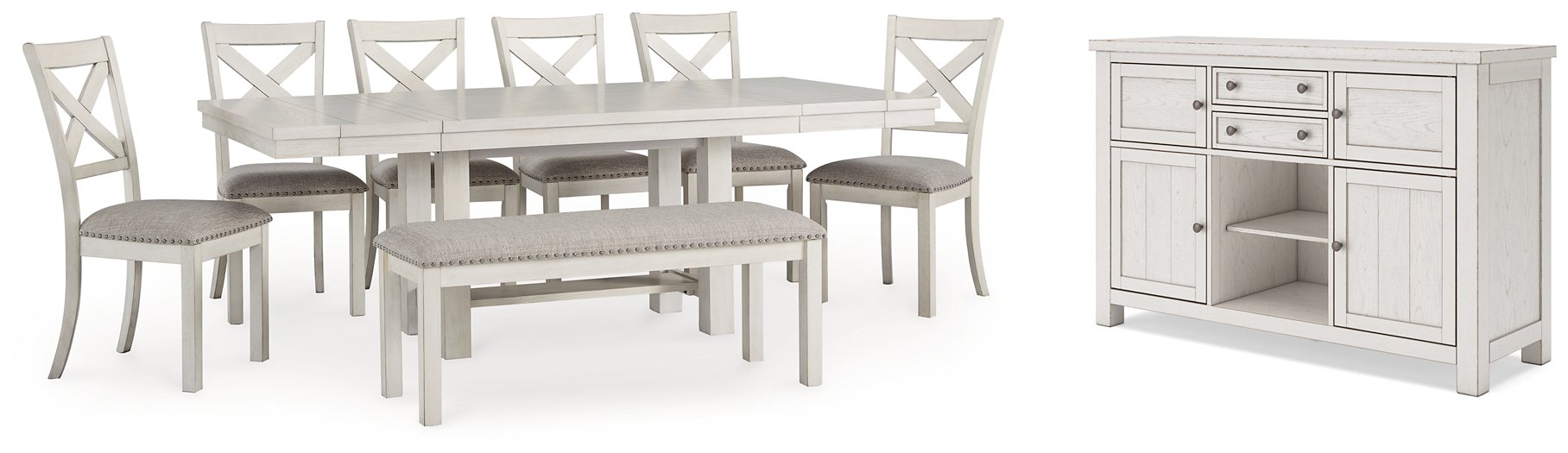 Robbinsdale Dining Package - Premium Casual Seating Set from Ashley Furniture - Just $1015.63! Shop now at Furniture Wholesale Plus  We are the best furniture store in Nashville, Hendersonville, Goodlettsville, Madison, Antioch, Mount Juliet, Lebanon, Gallatin, Springfield, Murfreesboro, Franklin, Brentwood