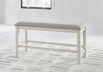 Robbinsdale 49" Counter Height Dining Bench - Premium Bench from Ashley Furniture - Just $160.89! Shop now at Furniture Wholesale Plus  We are the best furniture store in Nashville, Hendersonville, Goodlettsville, Madison, Antioch, Mount Juliet, Lebanon, Gallatin, Springfield, Murfreesboro, Franklin, Brentwood