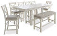 Robbinsdale Dining Package - Premium Casual Seating Set from Ashley Furniture - Just $1015.63! Shop now at Furniture Wholesale Plus  We are the best furniture store in Nashville, Hendersonville, Goodlettsville, Madison, Antioch, Mount Juliet, Lebanon, Gallatin, Springfield, Murfreesboro, Franklin, Brentwood