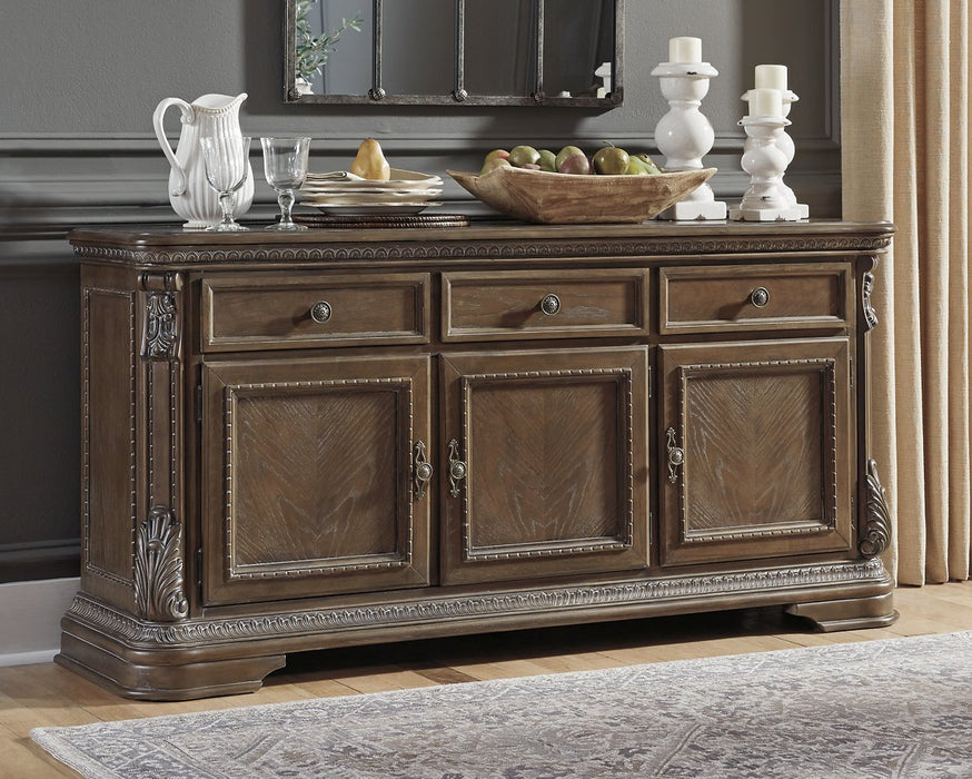 Charmond Dining Buffet - Premium Buffet from Ashley Furniture - Just $1106.11! Shop now at Furniture Wholesale Plus  We are the best furniture store in Nashville, Hendersonville, Goodlettsville, Madison, Antioch, Mount Juliet, Lebanon, Gallatin, Springfield, Murfreesboro, Franklin, Brentwood