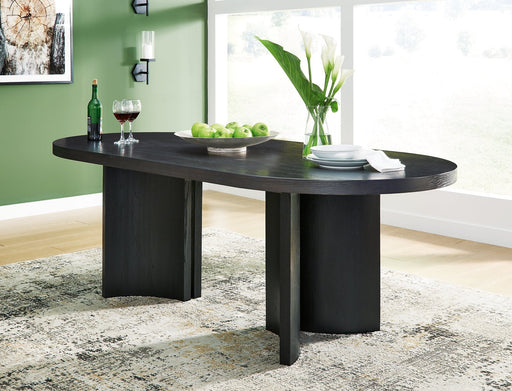 Rowanbeck Dining Table - Premium Dining Table from Ashley Furniture - Just $563.11! Shop now at Furniture Wholesale Plus  We are the best furniture store in Nashville, Hendersonville, Goodlettsville, Madison, Antioch, Mount Juliet, Lebanon, Gallatin, Springfield, Murfreesboro, Franklin, Brentwood