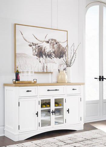 Ashbryn Dining Server and Hutch - Premium Server from Ashley Furniture - Just $1005.55! Shop now at Furniture Wholesale Plus  We are the best furniture store in Nashville, Hendersonville, Goodlettsville, Madison, Antioch, Mount Juliet, Lebanon, Gallatin, Springfield, Murfreesboro, Franklin, Brentwood