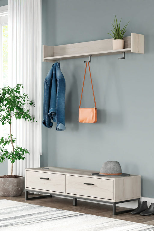 Socalle Bench with Coat Rack - Premium Coat Rack from Ashley Furniture - Just $243.21! Shop now at Furniture Wholesale Plus  We are the best furniture store in Nashville, Hendersonville, Goodlettsville, Madison, Antioch, Mount Juliet, Lebanon, Gallatin, Springfield, Murfreesboro, Franklin, Brentwood