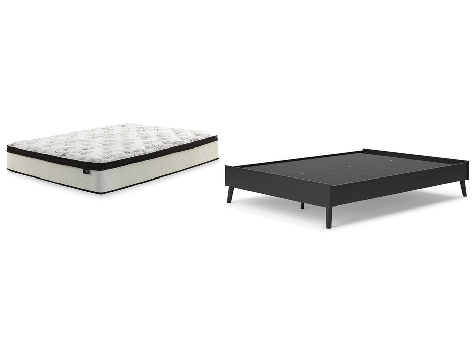 Charlang Bed and Mattress Set - Premium Mattress Set from Ashley Furniture - Just $423.50! Shop now at Furniture Wholesale Plus  We are the best furniture store in Nashville, Hendersonville, Goodlettsville, Madison, Antioch, Mount Juliet, Lebanon, Gallatin, Springfield, Murfreesboro, Franklin, Brentwood