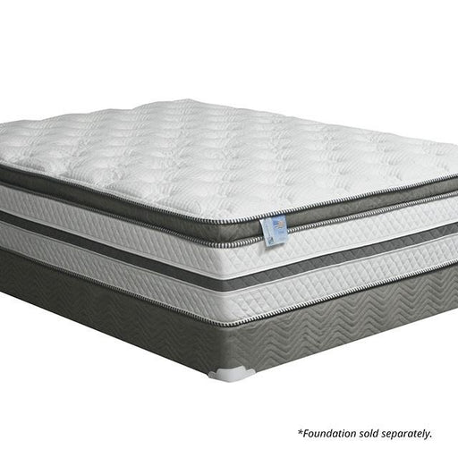 SIDDALEE White/Gray 16" Euro Pillow Top Mattress, E.King - Premium Mattress from FOA East - Just $1519.05! Shop now at Furniture Wholesale Plus  We are the best furniture store in Nashville, Hendersonville, Goodlettsville, Madison, Antioch, Mount Juliet, Lebanon, Gallatin, Springfield, Murfreesboro, Franklin, Brentwood