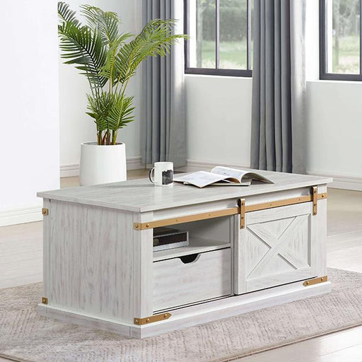 Bacerra Coffee Table - Premium Cocktail Table from FOA East - Just $542.10! Shop now at Furniture Wholesale Plus  We are the best furniture store in Nashville, Hendersonville, Goodlettsville, Madison, Antioch, Mount Juliet, Lebanon, Gallatin, Springfield, Murfreesboro, Franklin, Brentwood