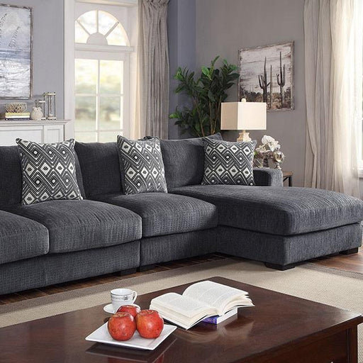 Kaylee Large L-Sectional w/ Right Chaise - Premium Sectional from FOA East - Just $2045.55! Shop now at Furniture Wholesale Plus  We are the best furniture store in Nashville, Hendersonville, Goodlettsville, Madison, Antioch, Mount Juliet, Lebanon, Gallatin, Springfield, Murfreesboro, Franklin, Brentwood