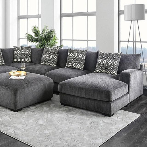 Kaylee U-Sectional w/ Right Chaise - Premium Sectional from FOA East - Just $2923.05! Shop now at Furniture Wholesale Plus  We are the best furniture store in Nashville, Hendersonville, Goodlettsville, Madison, Antioch, Mount Juliet, Lebanon, Gallatin, Springfield, Murfreesboro, Franklin, Brentwood