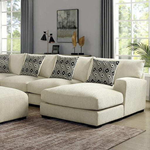 Kaylee U-Sectional w/ Right Chaise - Premium Sectional from FOA East - Just $2706.60! Shop now at Furniture Wholesale Plus  We are the best furniture store in Nashville, Hendersonville, Goodlettsville, Madison, Antioch, Mount Juliet, Lebanon, Gallatin, Springfield, Murfreesboro, Franklin, Brentwood