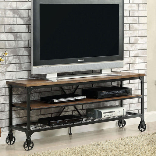 VENTURA II Medium Oak 54" TV Stand - Premium TV Stand from FOA East - Just $319.80! Shop now at Furniture Wholesale Plus  We are the best furniture store in Nashville, Hendersonville, Goodlettsville, Madison, Antioch, Mount Juliet, Lebanon, Gallatin, Springfield, Murfreesboro, Franklin, Brentwood