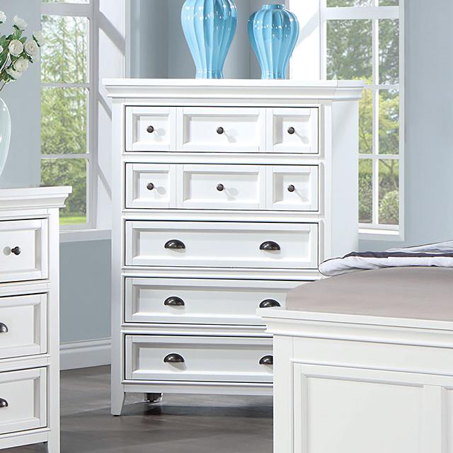 CASTILE Chest, White - Premium Chest from FOA East - Just $641.55! Shop now at Furniture Wholesale Plus  We are the best furniture store in Nashville, Hendersonville, Goodlettsville, Madison, Antioch, Mount Juliet, Lebanon, Gallatin, Springfield, Murfreesboro, Franklin, Brentwood