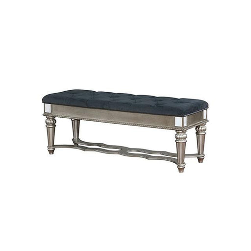 Azha Silver/Gray Bench - Premium Bench from FOA East - Just $347.10! Shop now at Furniture Wholesale Plus  We are the best furniture store in Nashville, Hendersonville, Goodlettsville, Madison, Antioch, Mount Juliet, Lebanon, Gallatin, Springfield, Murfreesboro, Franklin, Brentwood