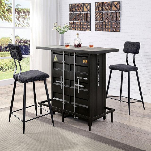 ESDARGO Bar Ht. Table w/ LED Light - Premium Counter Height Table from FOA East - Just $563.55! Shop now at Furniture Wholesale Plus  We are the best furniture store in Nashville, Hendersonville, Goodlettsville, Madison, Antioch, Mount Juliet, Lebanon, Gallatin, Springfield, Murfreesboro, Franklin, Brentwood