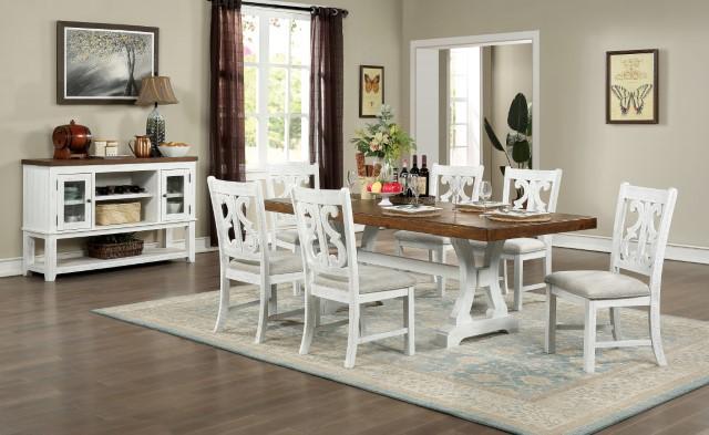 Auletta Transitional Dining Table - Premium Dining Table from FOA East - Just $661.05! Shop now at Furniture Wholesale Plus  We are the best furniture store in Nashville, Hendersonville, Goodlettsville, Madison, Antioch, Mount Juliet, Lebanon, Gallatin, Springfield, Murfreesboro, Franklin, Brentwood