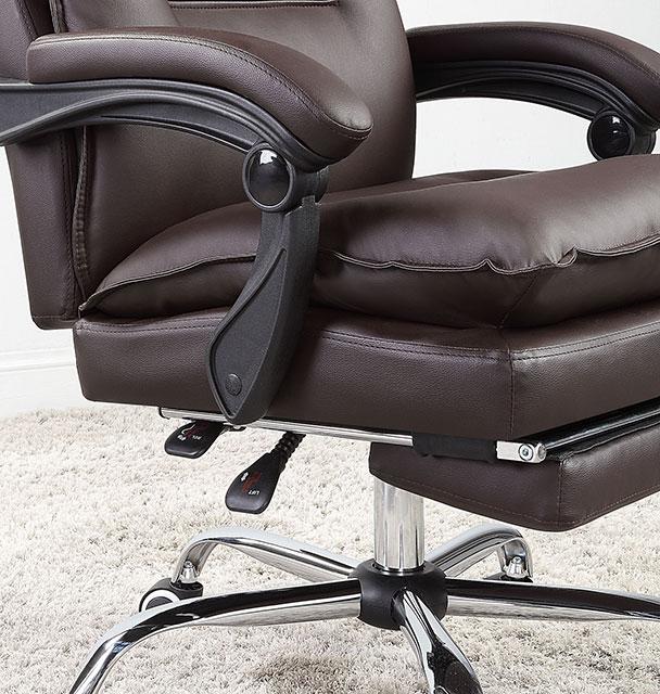 PERCE Office Chair, Brown - Premium Chair from FOA East - Just $271.05! Shop now at Furniture Wholesale Plus  We are the best furniture store in Nashville, Hendersonville, Goodlettsville, Madison, Antioch, Mount Juliet, Lebanon, Gallatin, Springfield, Murfreesboro, Franklin, Brentwood