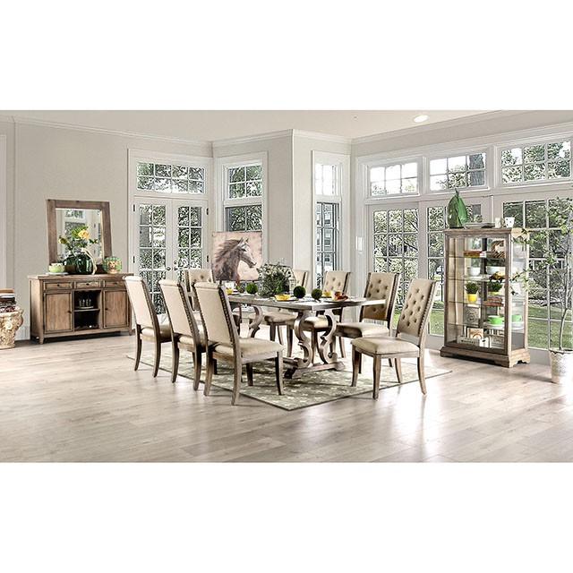 Patience Rustic Natural Tone Dining Table - Premium Dining Table from FOA East - Just $583.05! Shop now at Furniture Wholesale Plus  We are the best furniture store in Nashville, Hendersonville, Goodlettsville, Madison, Antioch, Mount Juliet, Lebanon, Gallatin, Springfield, Murfreesboro, Franklin, Brentwood