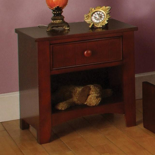 Cara Cherry Night Stand - Premium Nightstand from FOA East - Just $156! Shop now at Furniture Wholesale Plus  We are the best furniture store in Nashville, Hendersonville, Goodlettsville, Madison, Antioch, Mount Juliet, Lebanon, Gallatin, Springfield, Murfreesboro, Franklin, Brentwood