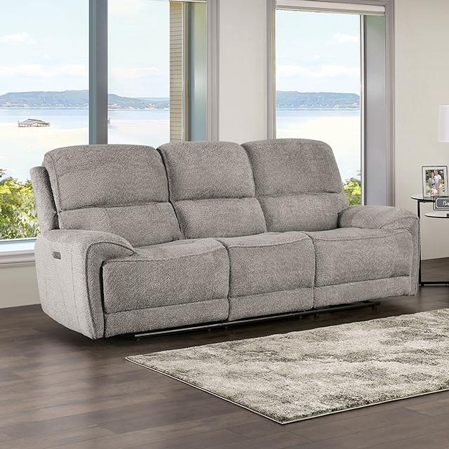 MORCOTE Power Sofa, Light Gray - Premium Sofa from FOA East - Just $1357.20! Shop now at Furniture Wholesale Plus  We are the best furniture store in Nashville, Hendersonville, Goodlettsville, Madison, Antioch, Mount Juliet, Lebanon, Gallatin, Springfield, Murfreesboro, Franklin, Brentwood