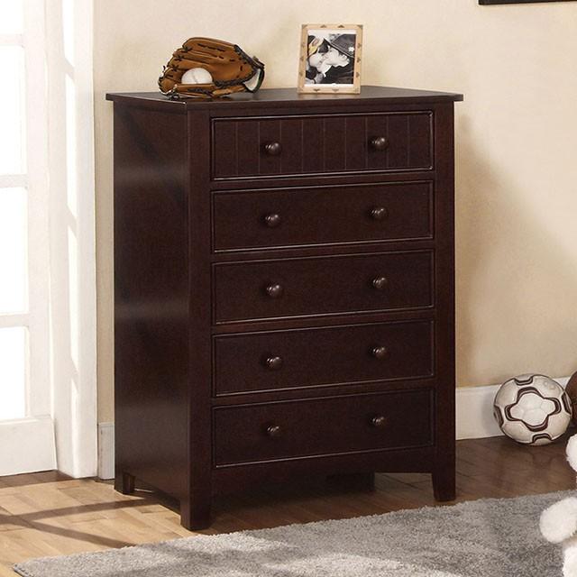 Corry Dark Walnut Chest - Premium Chest from FOA East - Just $446.55! Shop now at Furniture Wholesale Plus  We are the best furniture store in Nashville, Hendersonville, Goodlettsville, Madison, Antioch, Mount Juliet, Lebanon, Gallatin, Springfield, Murfreesboro, Franklin, Brentwood