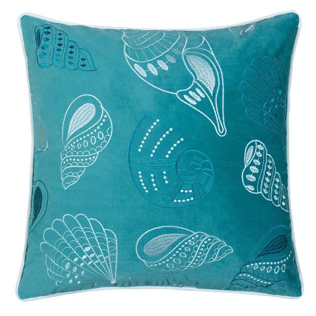 Sally Teal 20" X 20" Pillow, Teal - Premium Pillow from FOA East - Just $76.05! Shop now at Furniture Wholesale Plus  We are the best furniture store in Nashville, Hendersonville, Goodlettsville, Madison, Antioch, Mount Juliet, Lebanon, Gallatin, Springfield, Murfreesboro, Franklin, Brentwood