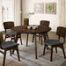 Shayna Gray Walnut Round Table - Premium Dining Table from FOA East - Just $319.80! Shop now at Furniture Wholesale Plus  We are the best furniture store in Nashville, Hendersonville, Goodlettsville, Madison, Antioch, Mount Juliet, Lebanon, Gallatin, Springfield, Murfreesboro, Franklin, Brentwood