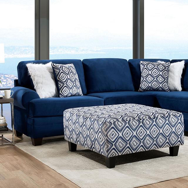 WALDPORT Sectional, Navy - Premium Sectional from FOA East - Just $1753.05! Shop now at Furniture Wholesale Plus  We are the best furniture store in Nashville, Hendersonville, Goodlettsville, Madison, Antioch, Mount Juliet, Lebanon, Gallatin, Springfield, Murfreesboro, Franklin, Brentwood