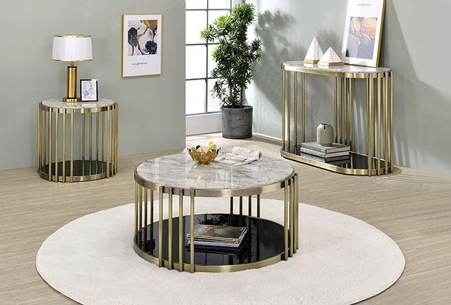 OFELIA End Table, Antique Brass/Black - Premium End Table from FOA East - Just $466.05! Shop now at Furniture Wholesale Plus  We are the best furniture store in Nashville, Hendersonville, Goodlettsville, Madison, Antioch, Mount Juliet, Lebanon, Gallatin, Springfield, Murfreesboro, Franklin, Brentwood