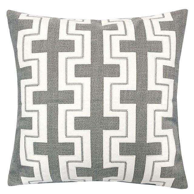 Kari Silver 20" X 20" Pillow, Silver - Premium Pillow from FOA East - Just $76.05! Shop now at Furniture Wholesale Plus  We are the best furniture store in Nashville, Hendersonville, Goodlettsville, Madison, Antioch, Mount Juliet, Lebanon, Gallatin, Springfield, Murfreesboro, Franklin, Brentwood