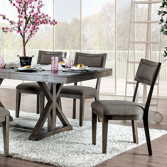 Leeds Gray Dining Table - Premium Dining Table from FOA East - Just $639.60! Shop now at Furniture Wholesale Plus  We are the best furniture store in Nashville, Hendersonville, Goodlettsville, Madison, Antioch, Mount Juliet, Lebanon, Gallatin, Springfield, Murfreesboro, Franklin, Brentwood