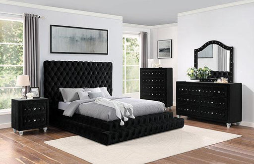 STEFANIA E.King Bed, Black - Premium Bed from FOA East - Just $1129.05! Shop now at Furniture Wholesale Plus  We are the best furniture store in Nashville, Hendersonville, Goodlettsville, Madison, Antioch, Mount Juliet, Lebanon, Gallatin, Springfield, Murfreesboro, Franklin, Brentwood