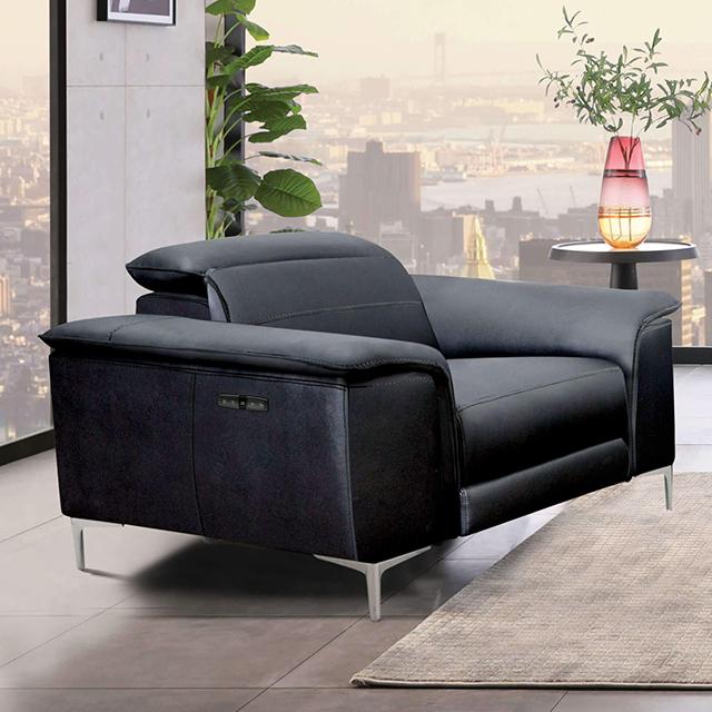 ASCONA Power Recliner, Black - Premium Recliner from FOA East - Just $1234.35! Shop now at Furniture Wholesale Plus  We are the best furniture store in Nashville, Hendersonville, Goodlettsville, Madison, Antioch, Mount Juliet, Lebanon, Gallatin, Springfield, Murfreesboro, Franklin, Brentwood