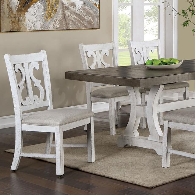 AULETTA Dining Table, Gray - Premium Dining Table from FOA East - Just $661.05! Shop now at Furniture Wholesale Plus  We are the best furniture store in Nashville, Hendersonville, Goodlettsville, Madison, Antioch, Mount Juliet, Lebanon, Gallatin, Springfield, Murfreesboro, Franklin, Brentwood