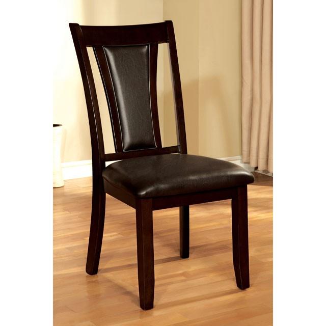 BRENT Dark Cherry/Espresso Side Chair (2/CTN) - Premium Dining Chair from FOA East - Just $261.30! Shop now at Furniture Wholesale Plus  We are the best furniture store in Nashville, Hendersonville, Goodlettsville, Madison, Antioch, Mount Juliet, Lebanon, Gallatin, Springfield, Murfreesboro, Franklin, Brentwood