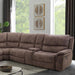 JEROMINUS Sectional, Dark Brown - Premium Sectional from FOA East - Just $2964! Shop now at Furniture Wholesale Plus  We are the best furniture store in Nashville, Hendersonville, Goodlettsville, Madison, Antioch, Mount Juliet, Lebanon, Gallatin, Springfield, Murfreesboro, Franklin, Brentwood