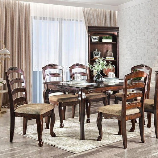 Townsville Dark Walnut 60" Dining Table - Premium Dining Table from FOA East - Just $349.05! Shop now at Furniture Wholesale Plus  We are the best furniture store in Nashville, Hendersonville, Goodlettsville, Madison, Antioch, Mount Juliet, Lebanon, Gallatin, Springfield, Murfreesboro, Franklin, Brentwood