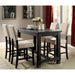 Sania III Antique Black 60" Counter Ht. Table - Premium Dining Table from FOA East - Just $388.05! Shop now at Furniture Wholesale Plus  We are the best furniture store in Nashville, Hendersonville, Goodlettsville, Madison, Antioch, Mount Juliet, Lebanon, Gallatin, Springfield, Murfreesboro, Franklin, Brentwood