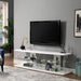 Ernst White/Clear 60" TV Stand - Premium TV Stand from FOA East - Just $583.05! Shop now at Furniture Wholesale Plus  We are the best furniture store in Nashville, Hendersonville, Goodlettsville, Madison, Antioch, Mount Juliet, Lebanon, Gallatin, Springfield, Murfreesboro, Franklin, Brentwood