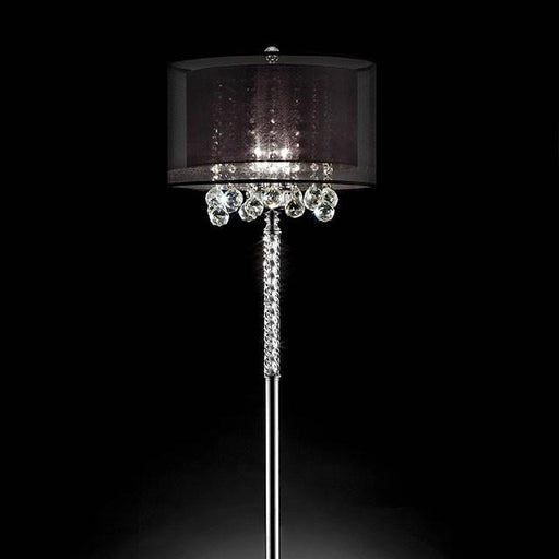 Ivy Chrome Floor Lamp - Premium Floor Lamp from FOA East - Just $232.05! Shop now at Furniture Wholesale Plus  We are the best furniture store in Nashville, Hendersonville, Goodlettsville, Madison, Antioch, Mount Juliet, Lebanon, Gallatin, Springfield, Murfreesboro, Franklin, Brentwood