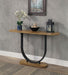 OLBIA Sofa Table, Rustic Oak/Sand Black - Premium Sofa from FOA East - Just $154.05! Shop now at Furniture Wholesale Plus  We are the best furniture store in Nashville, Hendersonville, Goodlettsville, Madison, Antioch, Mount Juliet, Lebanon, Gallatin, Springfield, Murfreesboro, Franklin, Brentwood